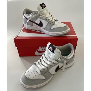 Nike Dunk Low‎ SE Lottery Pack Sneakers Grey Fog Scratch Off Size 7Y With BOX